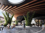 Artist Impression - Montague Markets Retail Plaza Dining Precinct