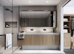 Artist Impression - Montague Residences, Unit Type A1.1 Ensuite, Ivory Colour Scheme