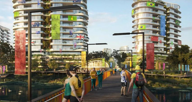 A proposed Olympic village at Robina would home over 2,600 athletes and officials.