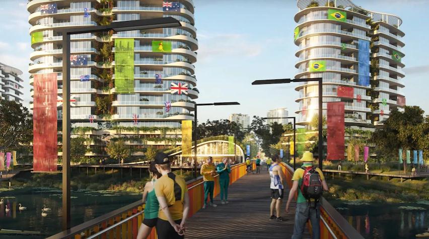 A proposed Olympic village at Robina would home over 2,600 athletes and officials.